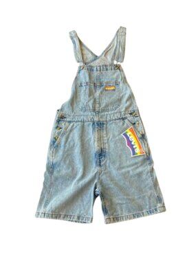 Levi's Pride Liberation Shortalls Shorts Overalls Unisex Small S Blue Denim NWT